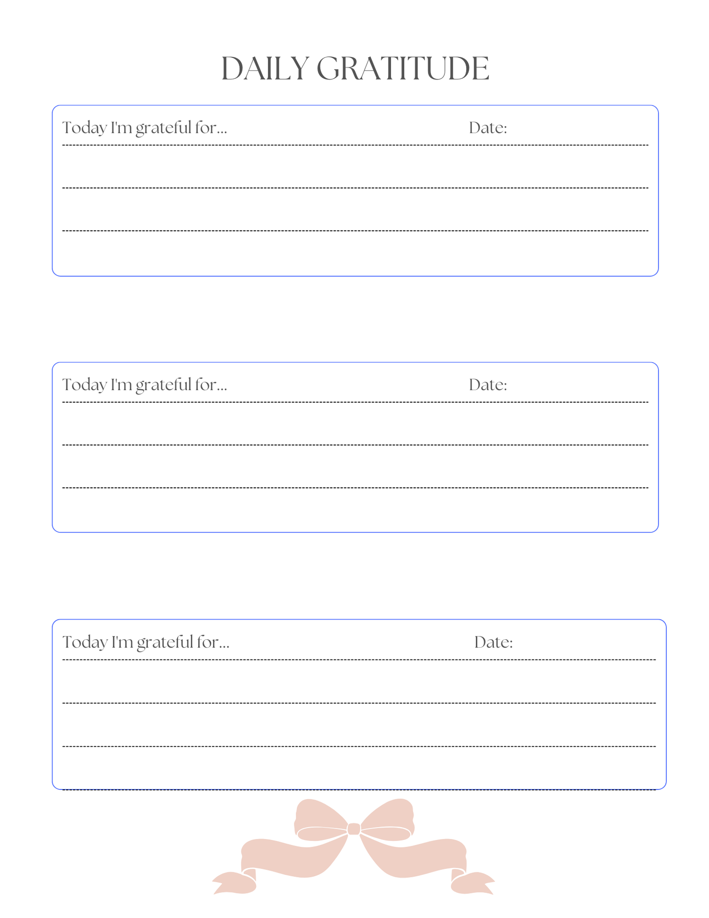 Gratitude Journal Bundle