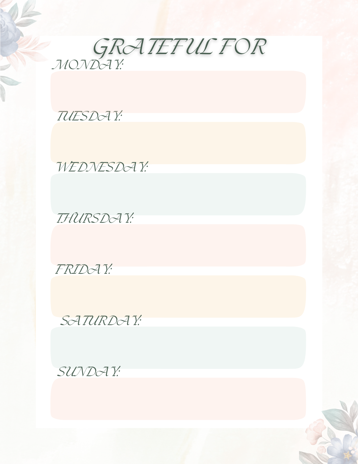 Gratitude Journal Bundle