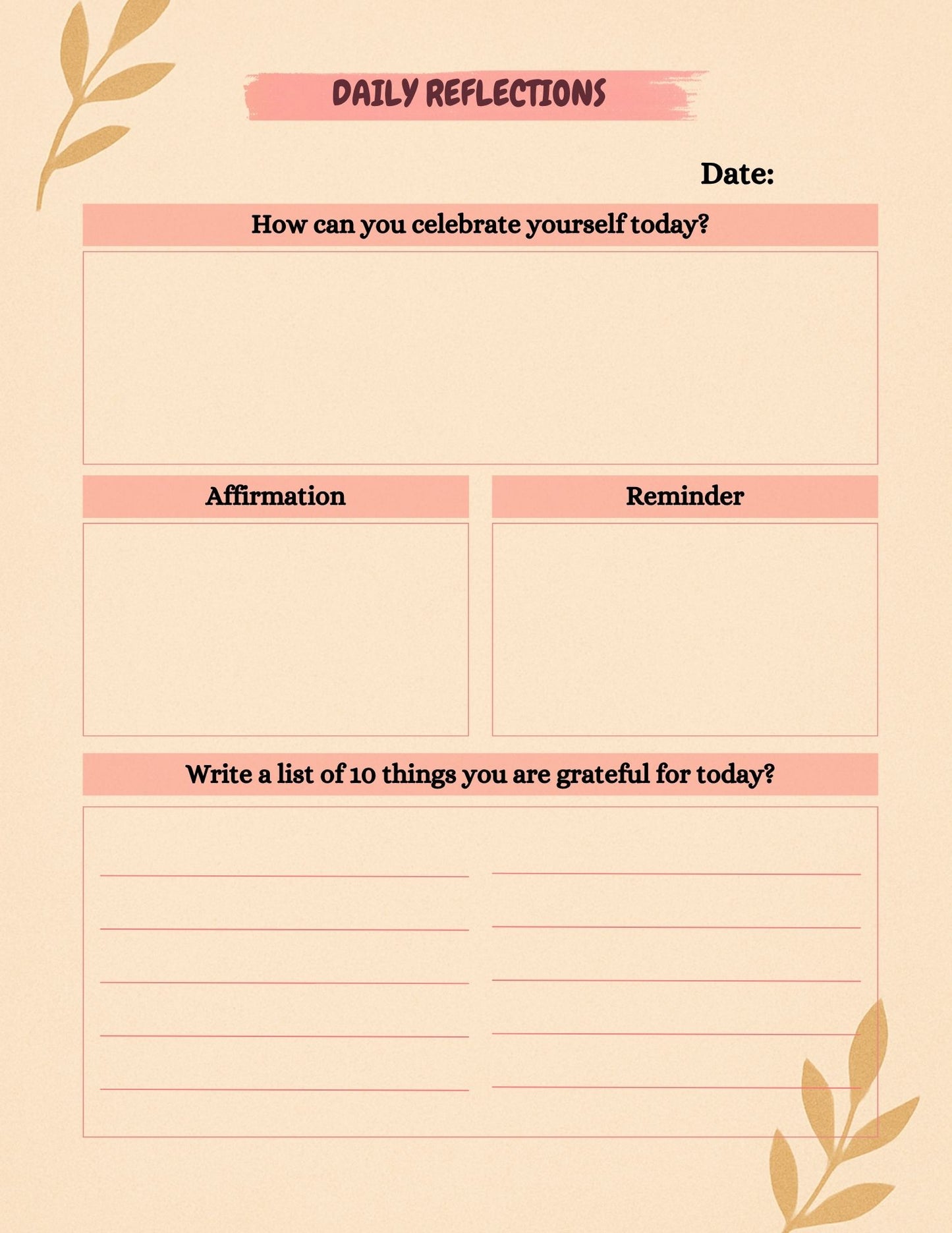 Mental Health Planner