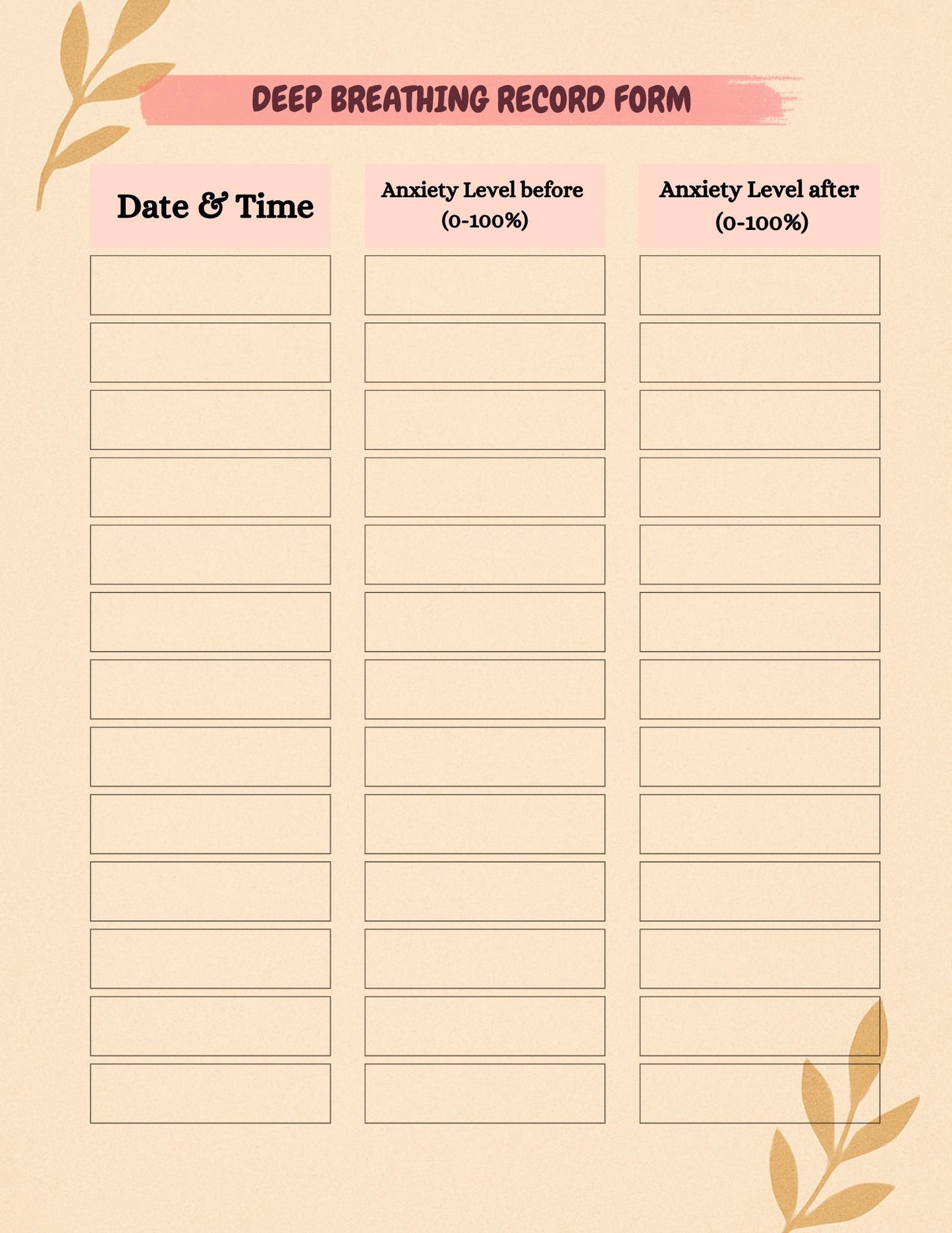 Mental Health Planner