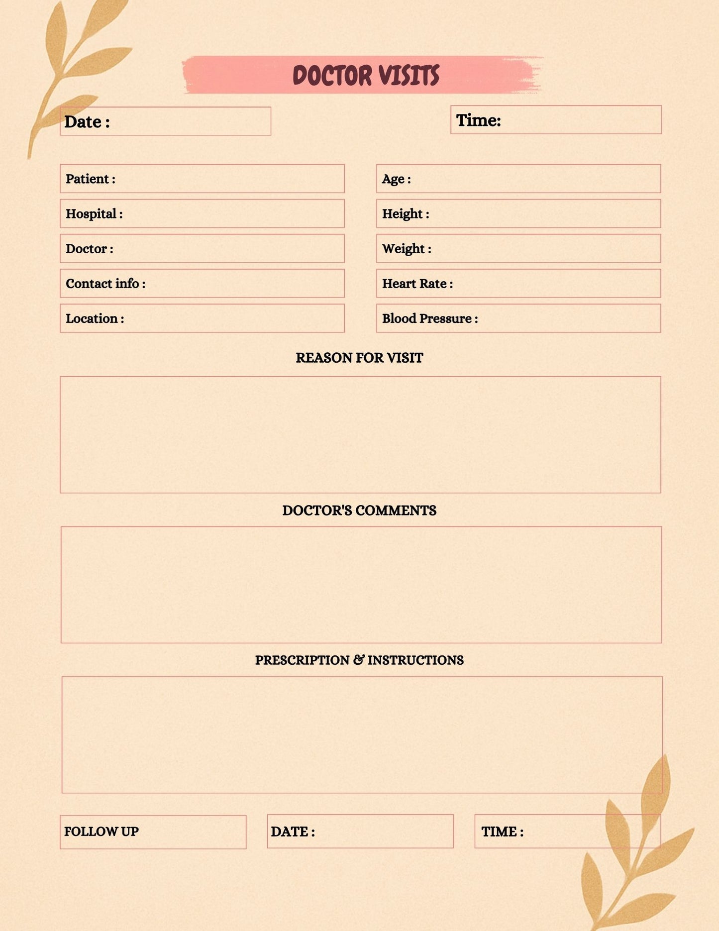 Mental Health Planner