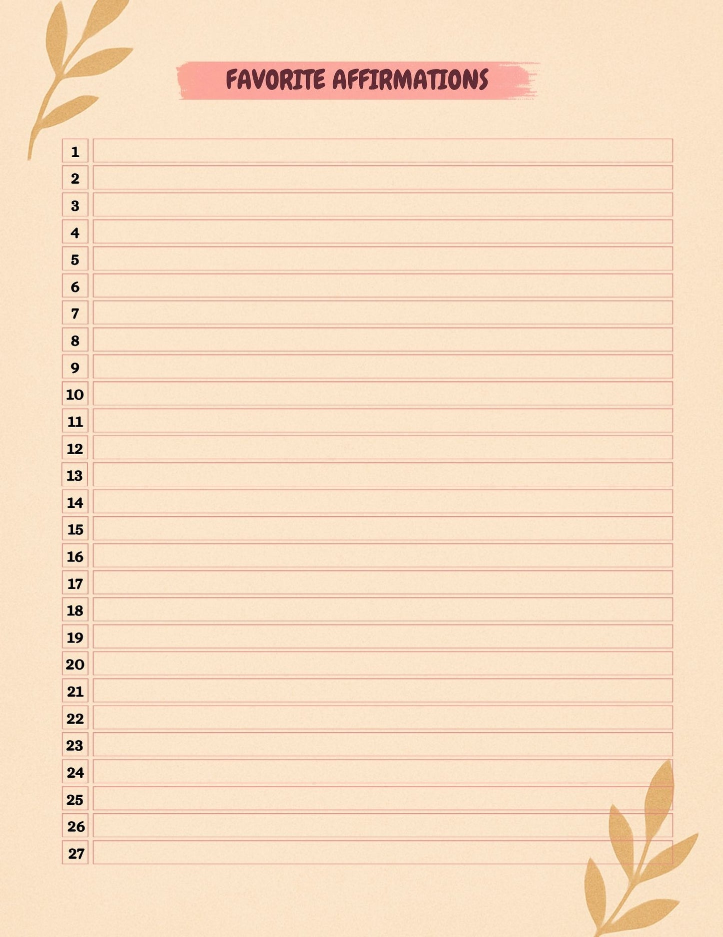 Mental Health Planner