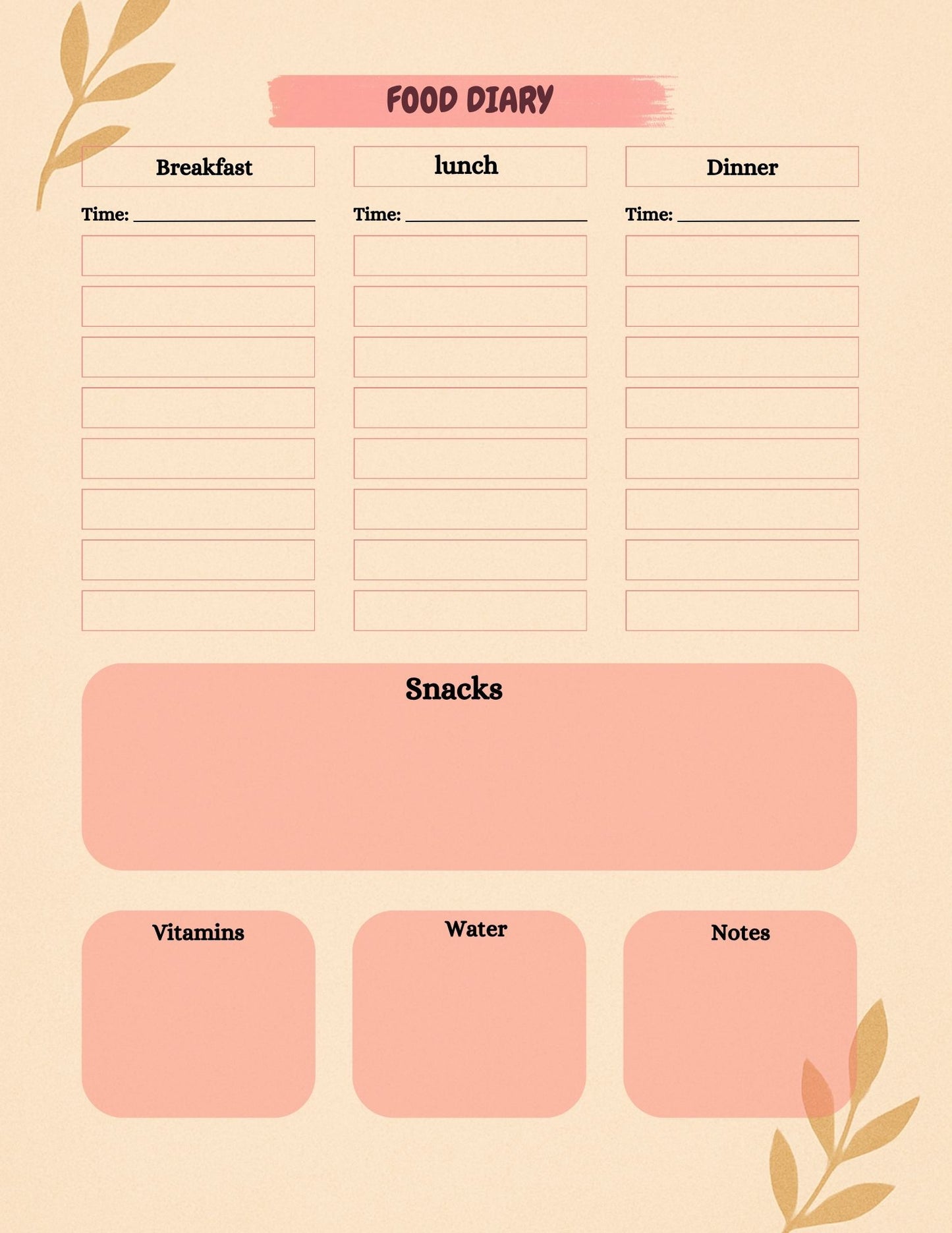 Mental Health Planner