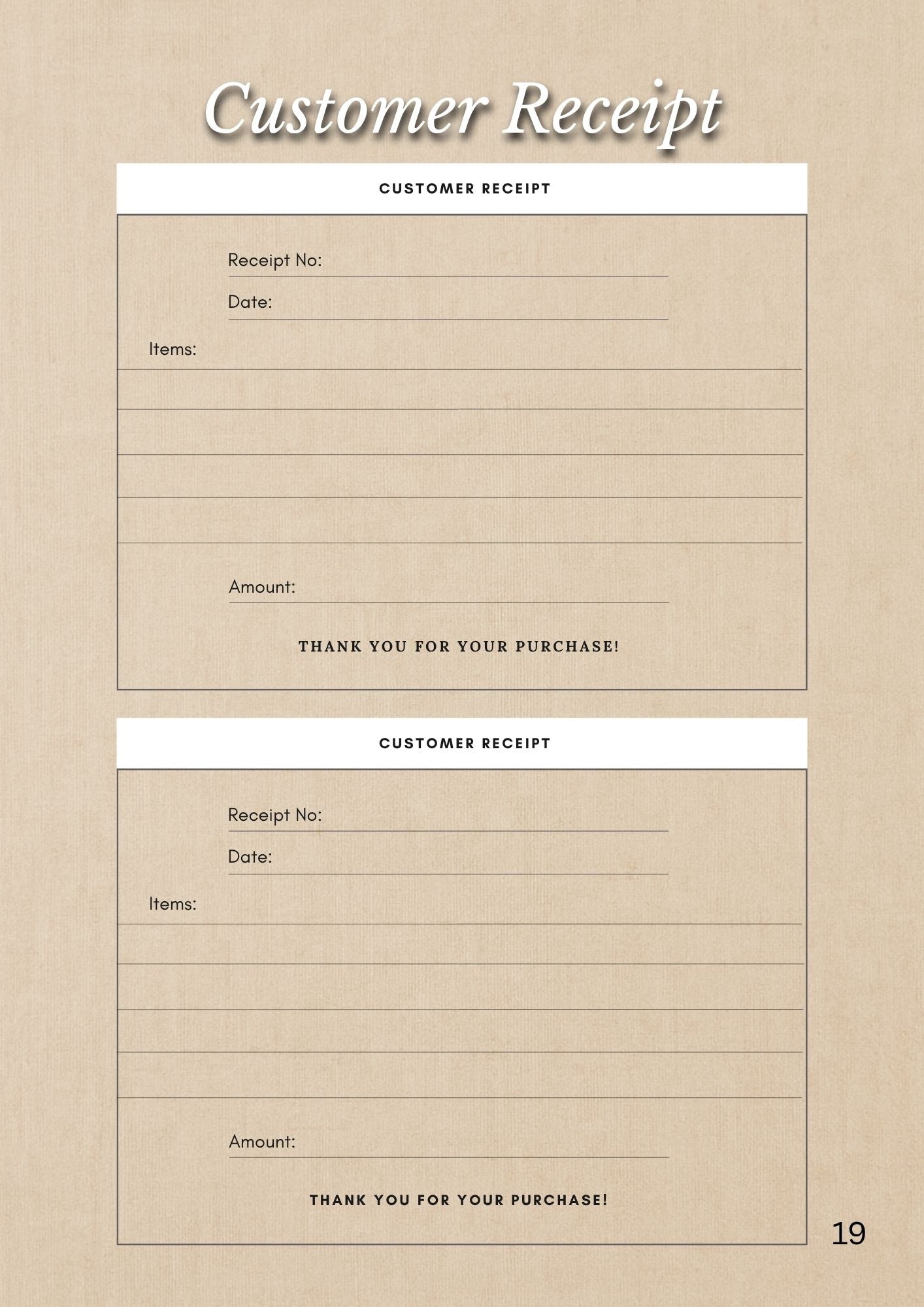 Handmade Business Planner