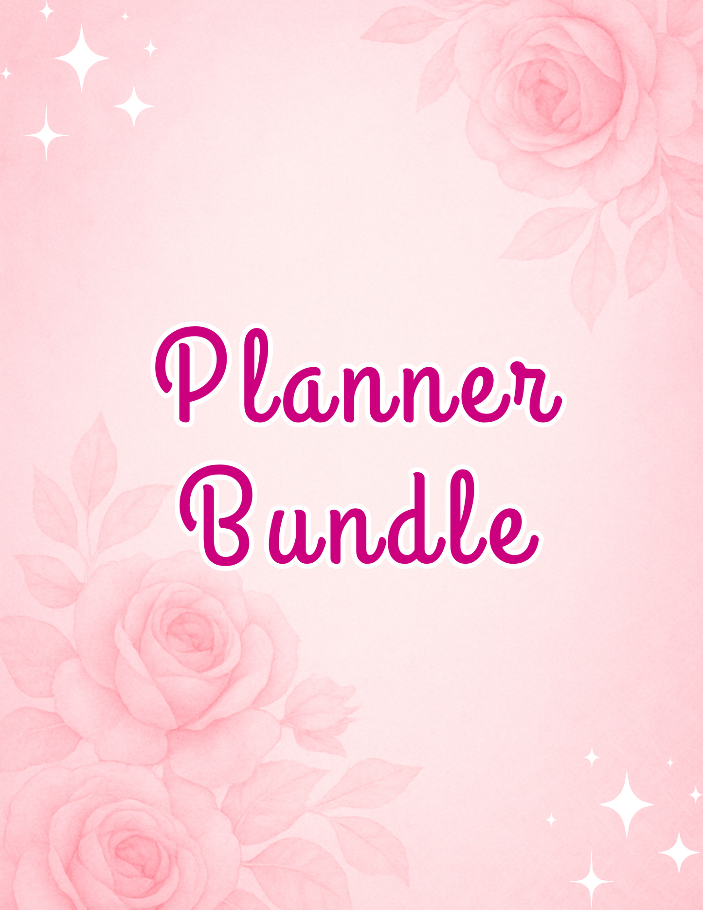Pink Planner Bundle