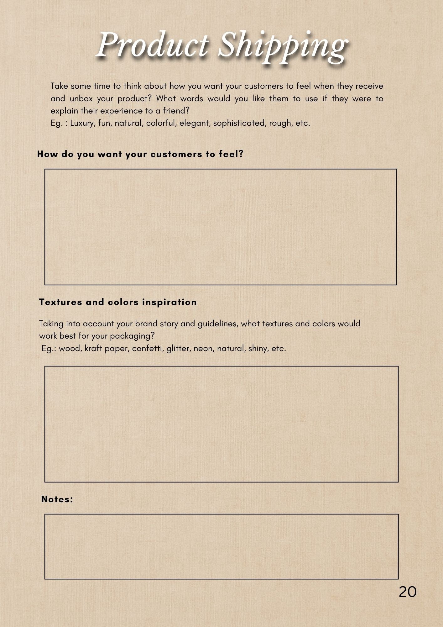 Handmade Business Planner