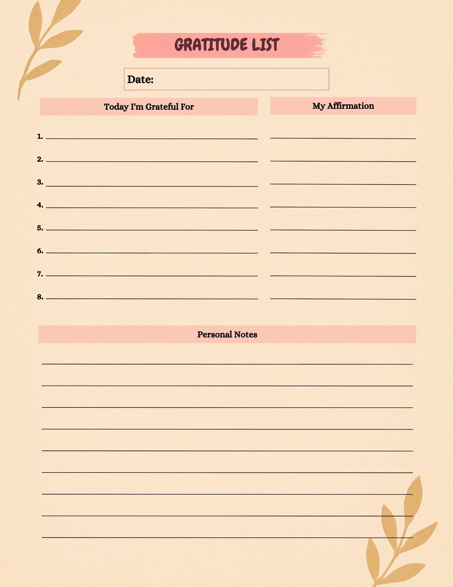 Mental Health Planner