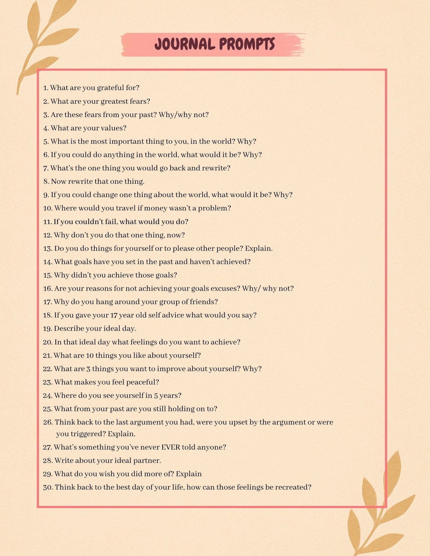 Mental Health Planner