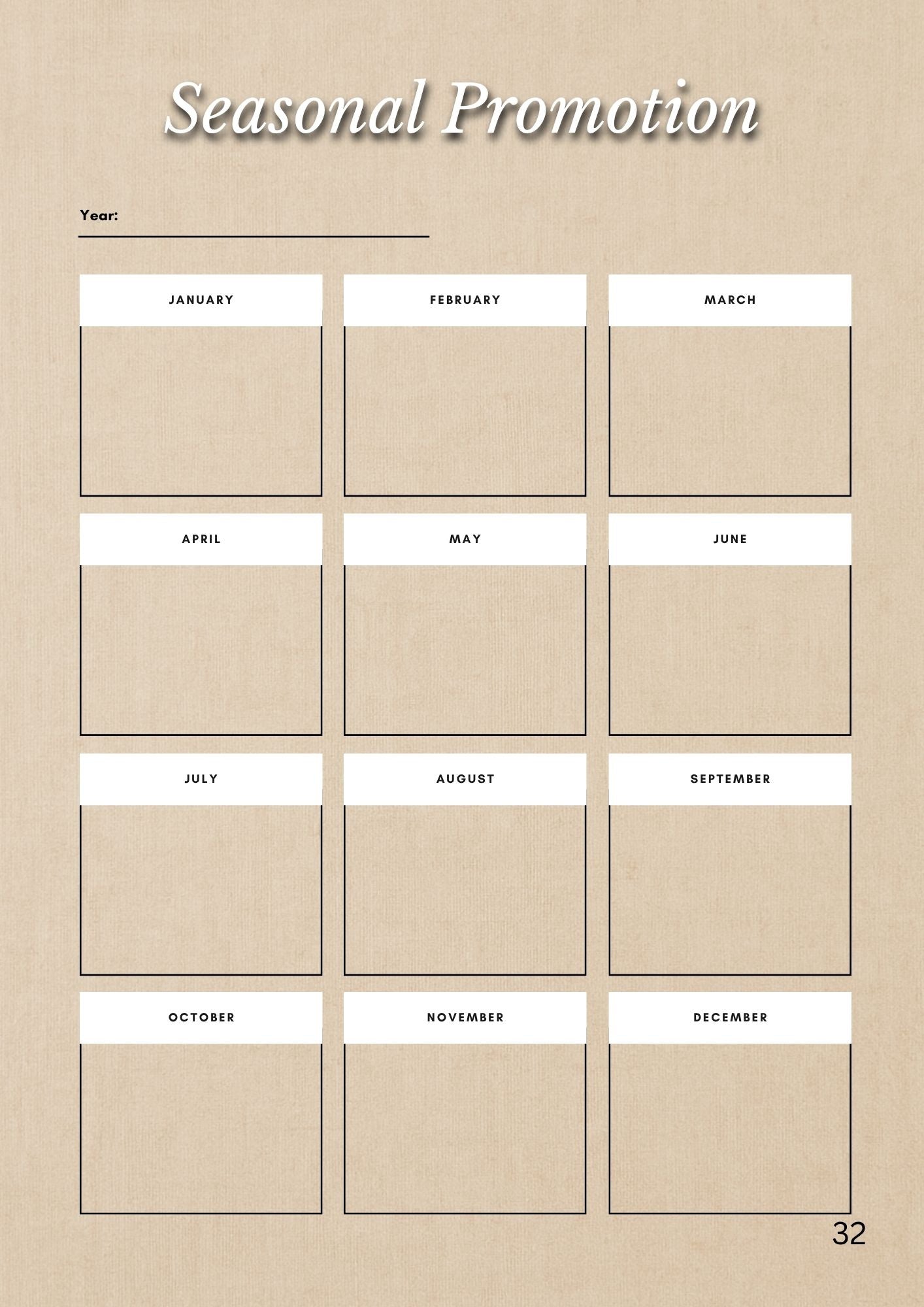 Handmade Business Planner