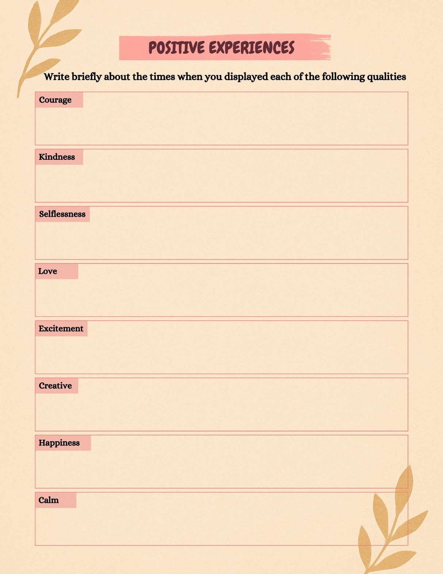 Mental Health Planner