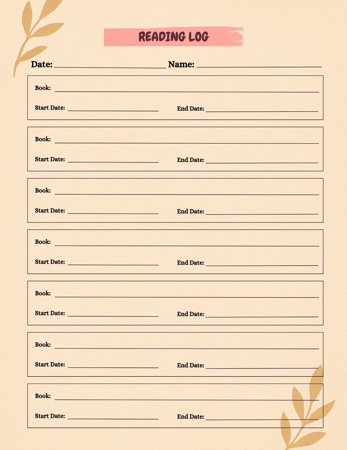 Mental Health Planner