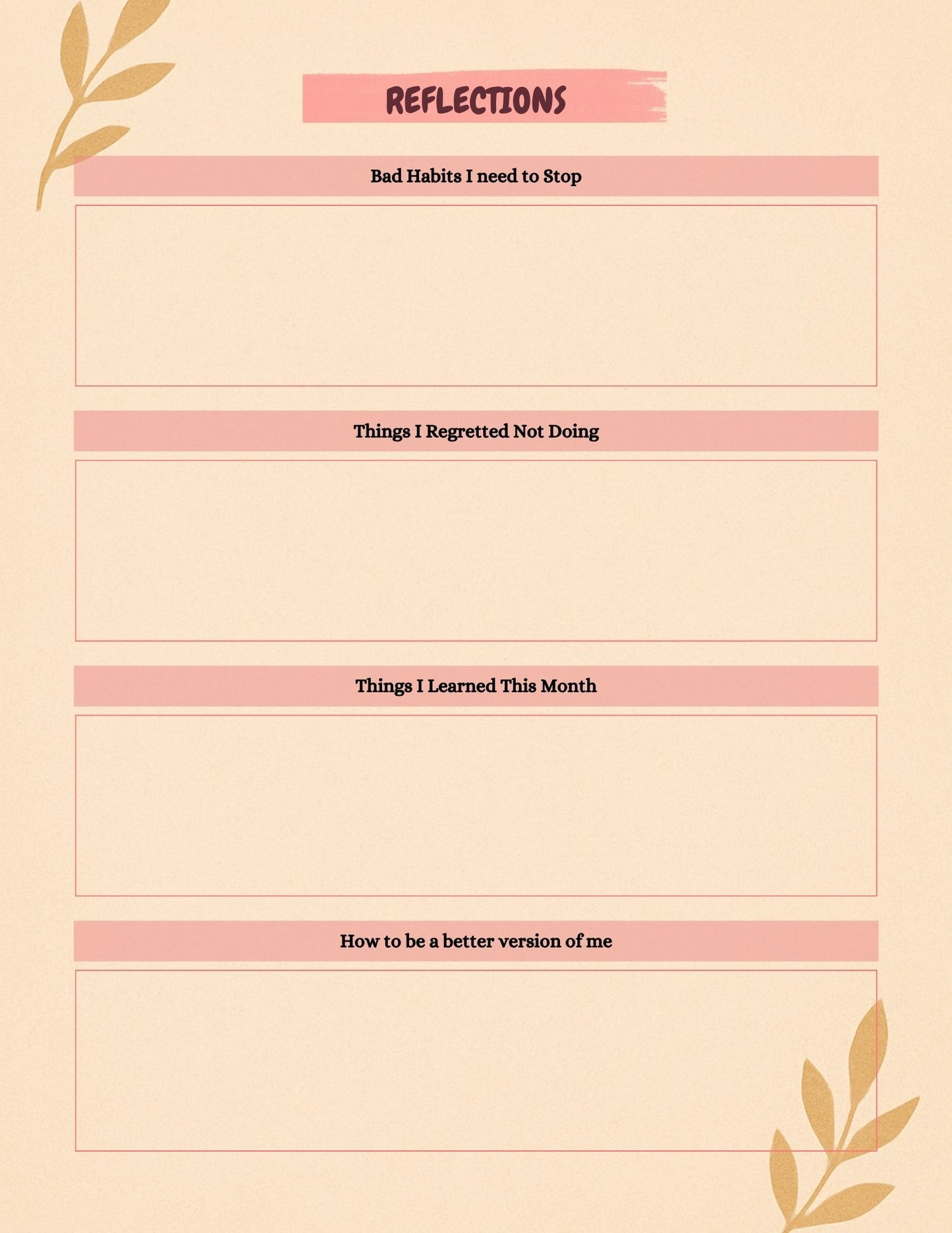 Mental Health Planner