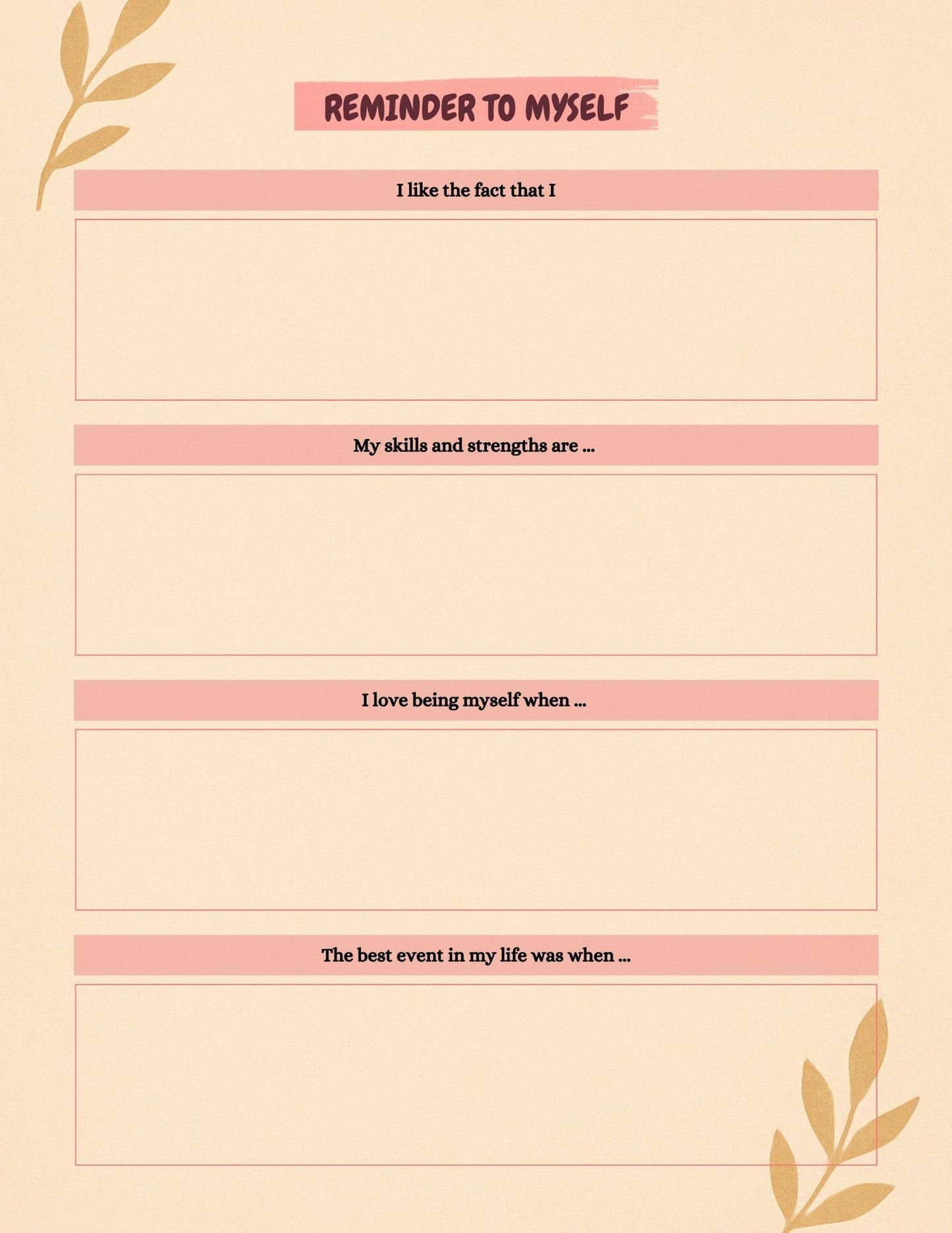 Mental Health Planner