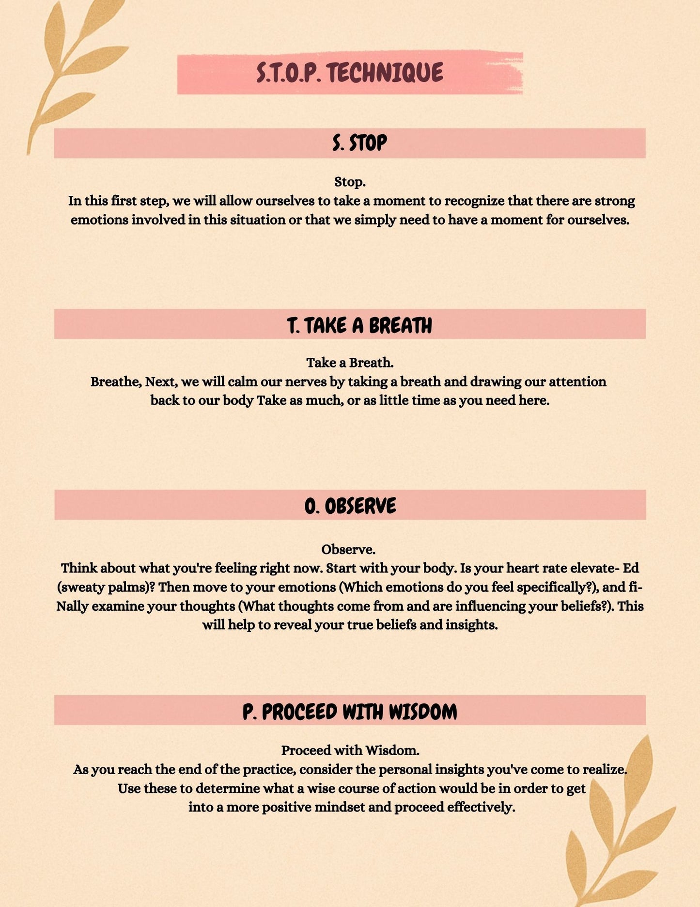 Mental Health Planner