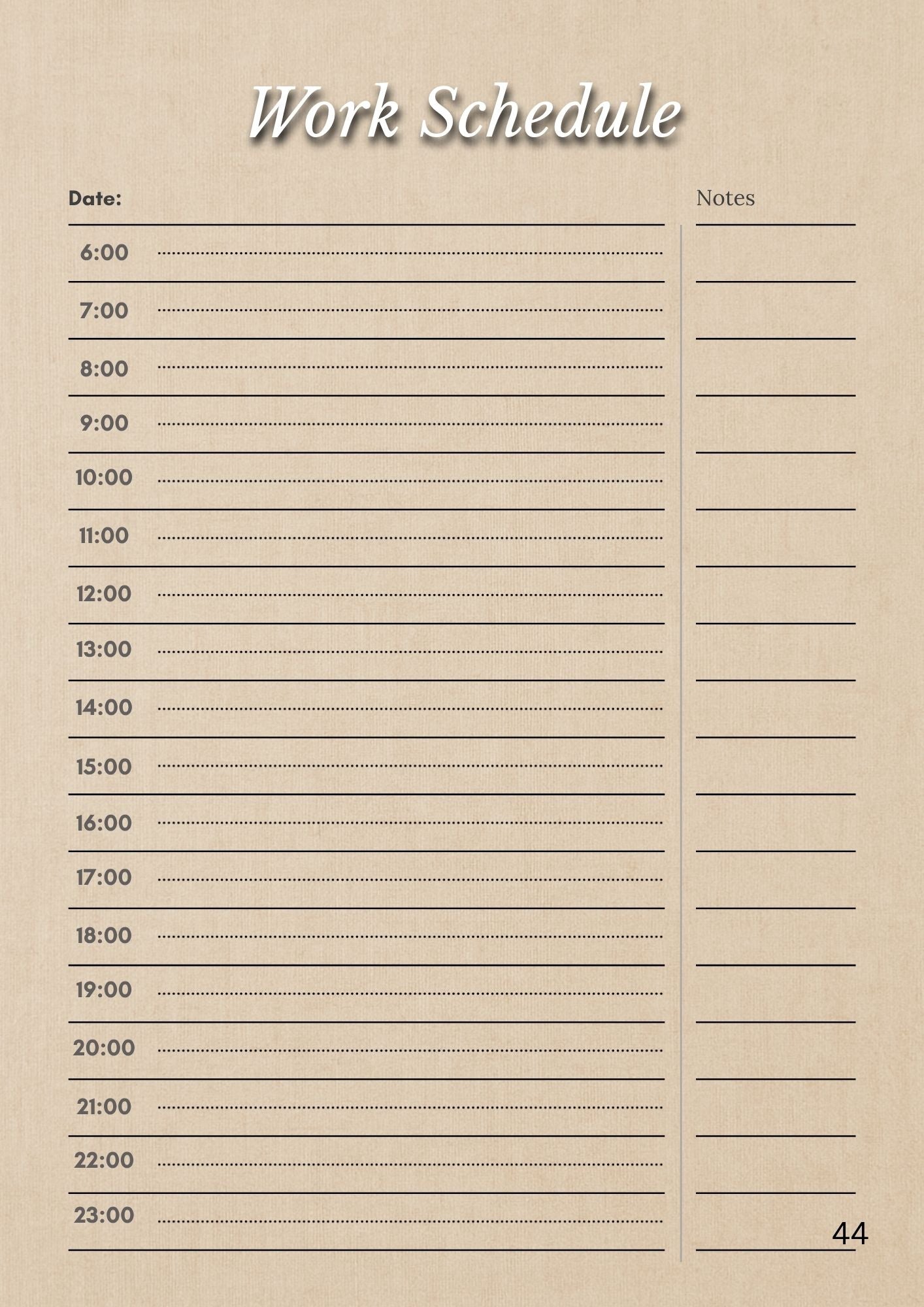 Handmade Business Planner