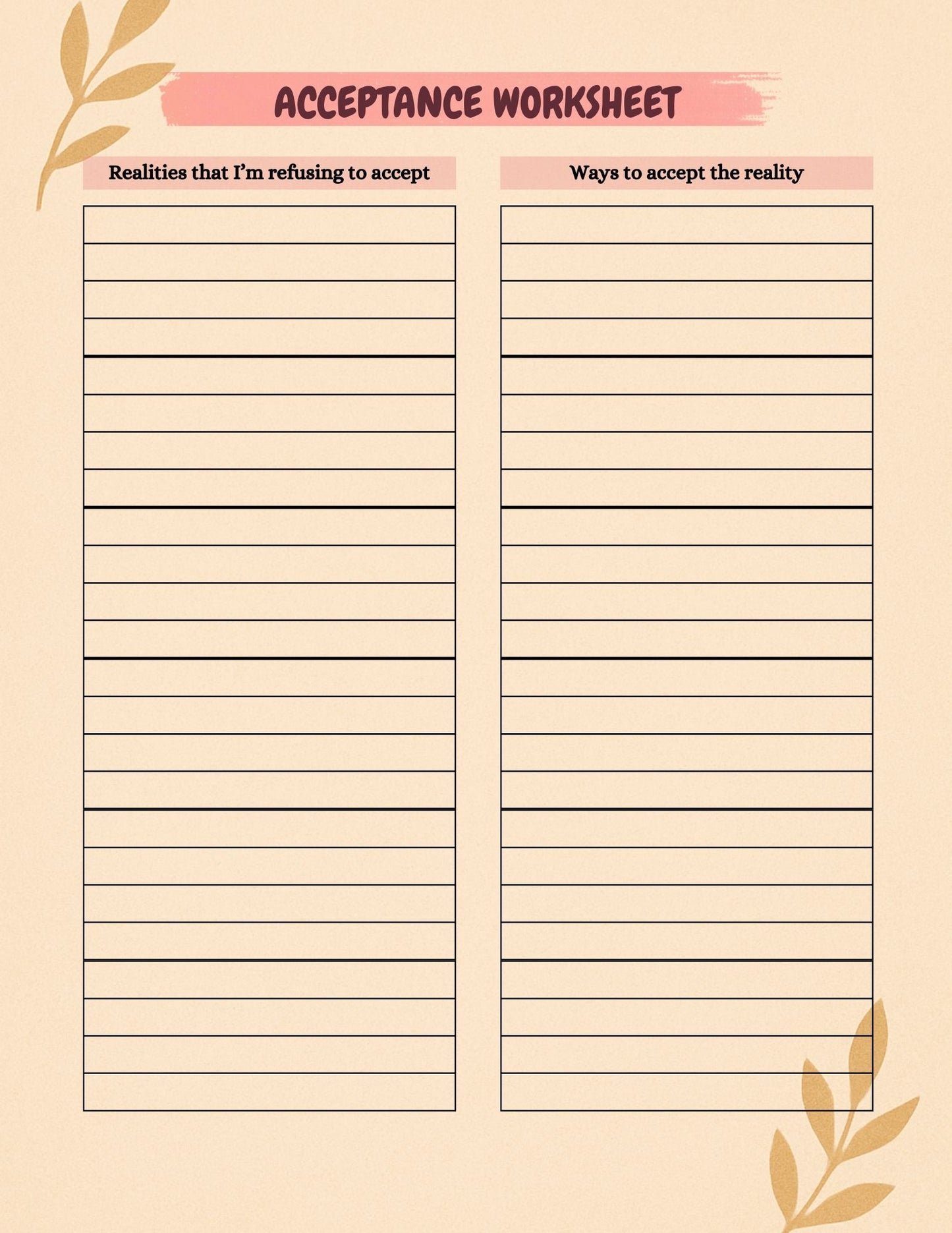 Mental Health Planner