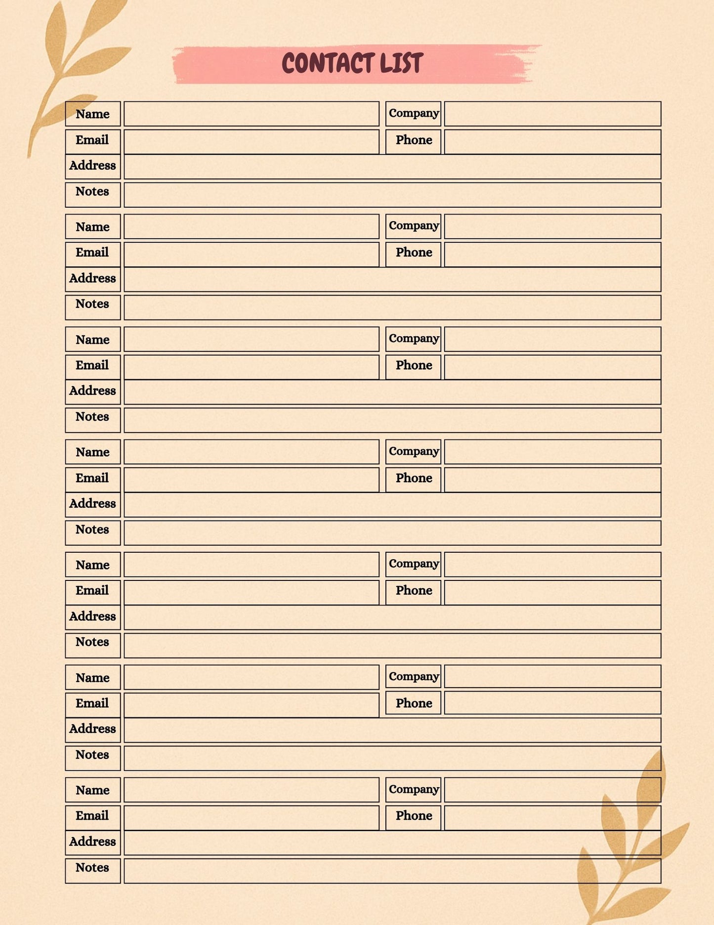Mental Health Planner