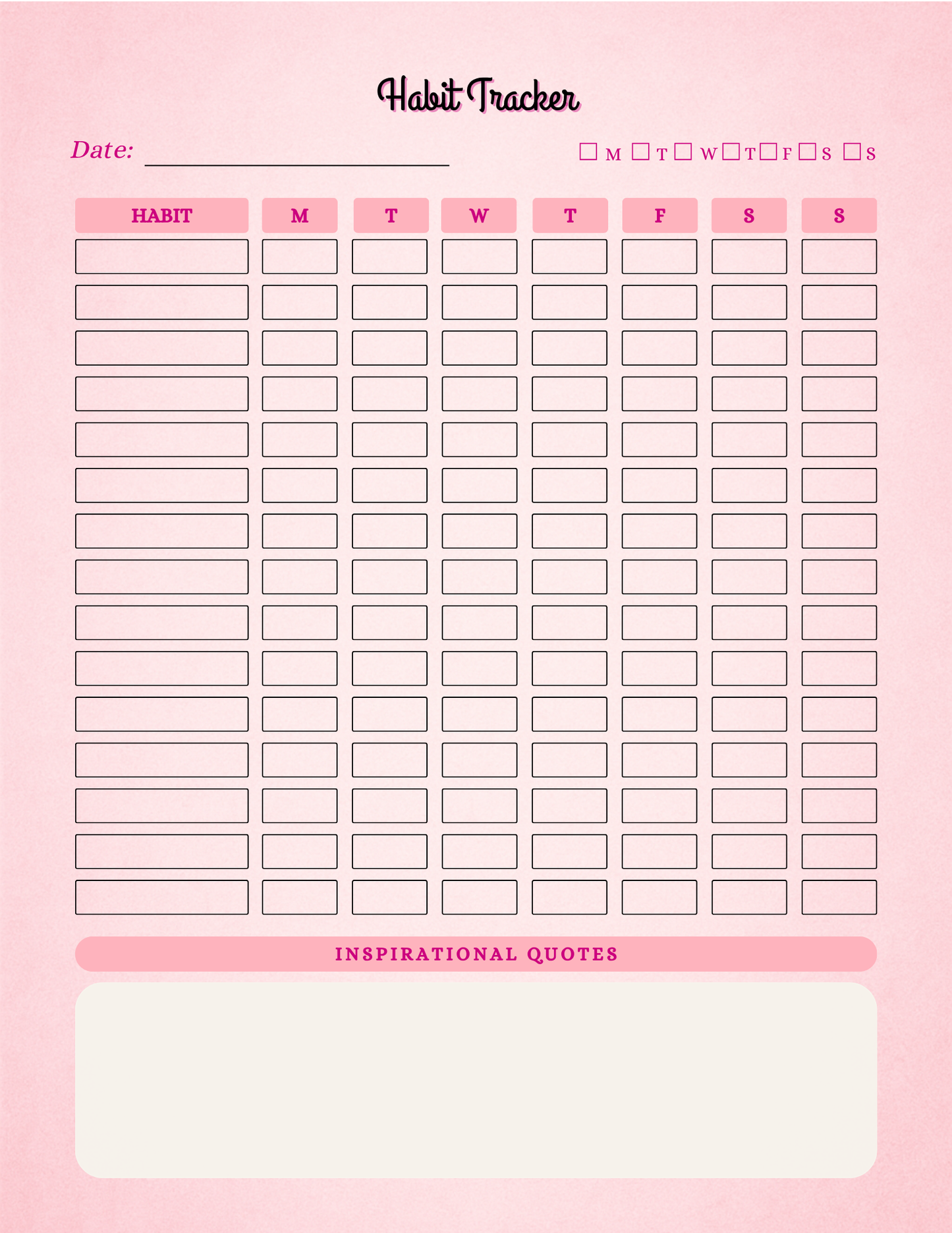 Pink Planner Bundle