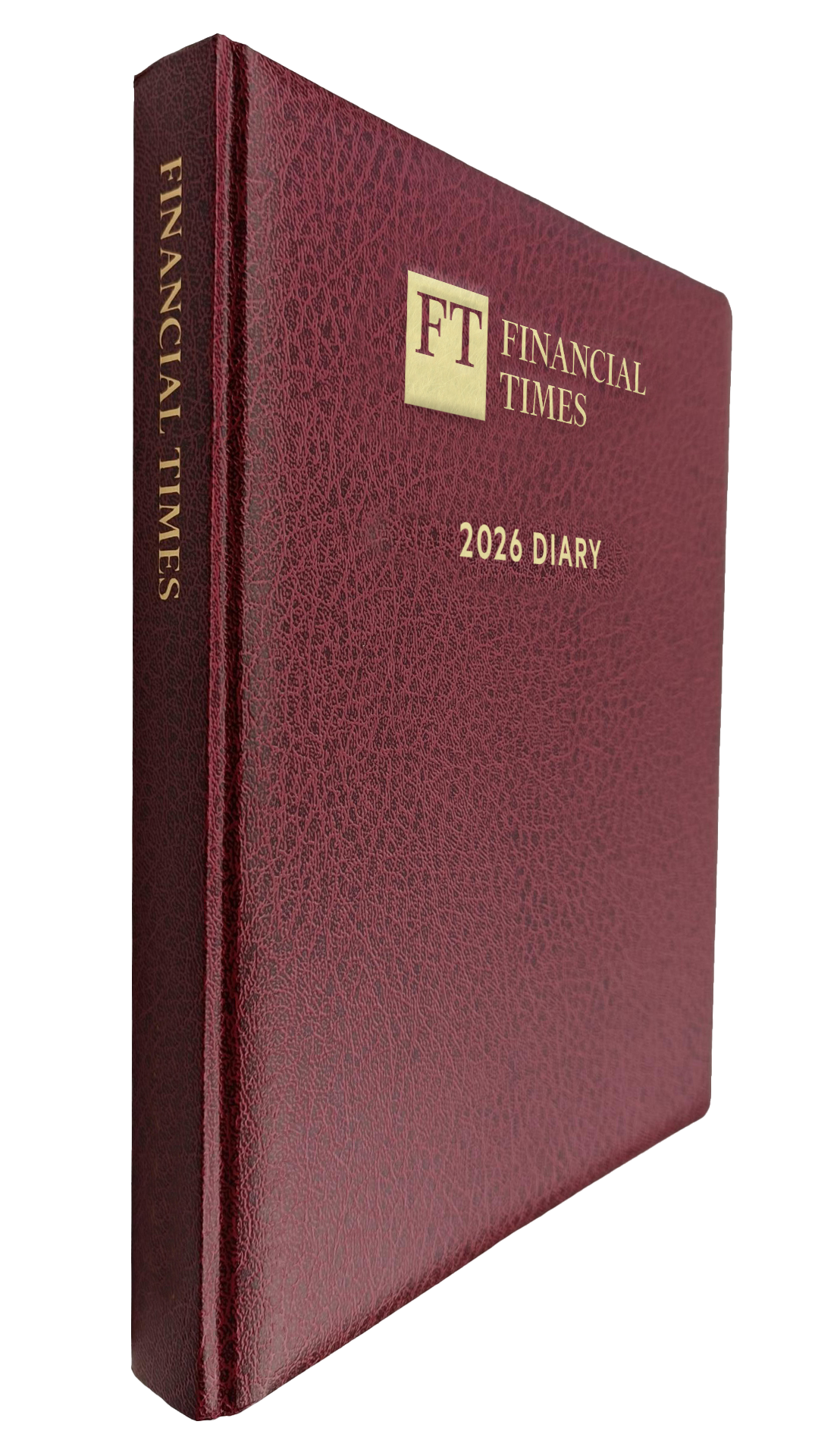 2026 Desk Diary - Week-to-View Planner - Claret (DCC-26)